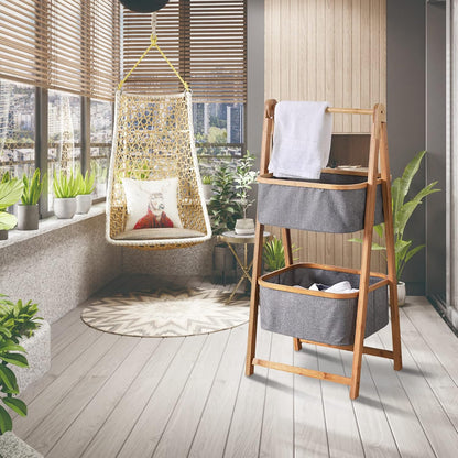2 LAYER BABMOO LAUNDRY BASKET