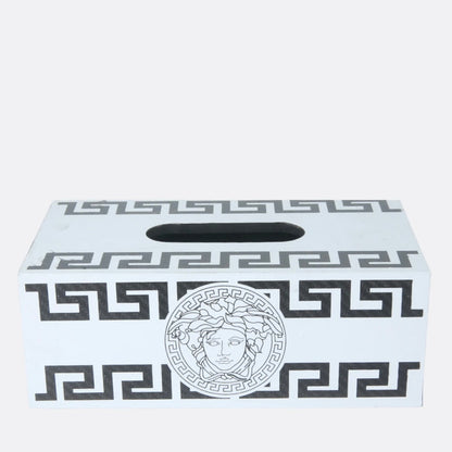 VERSACE BASKET WITH TISSUE BOX