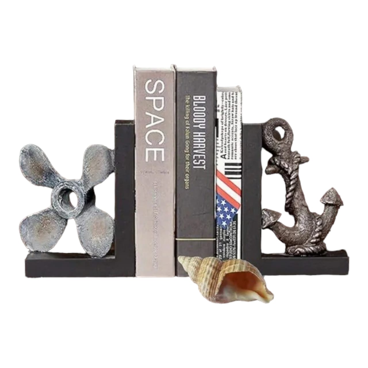 VINTAGE DESIGN RESIN BOOKEND(PAIR)