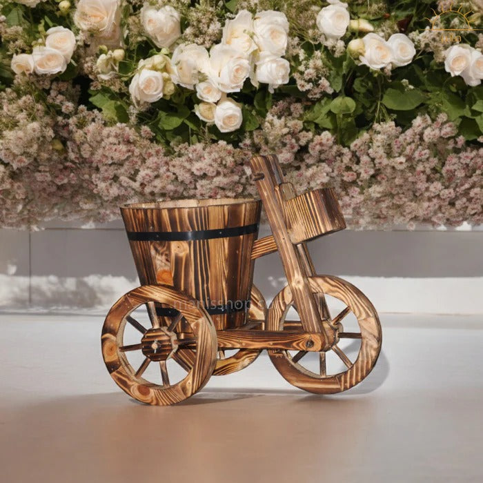 TRICYCLE FLOWER PLANTER WOODEN