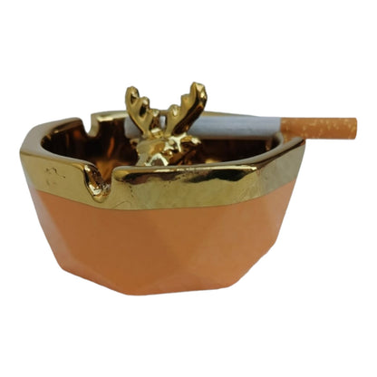 CERAMIC DEER ASHTRAY