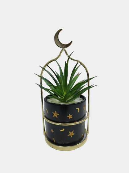 STARS & MOON DESIGN PLANTER