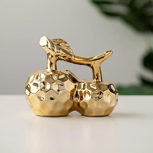 GOLDEN ARTIFICIAL FRUIT CENTER PEICE