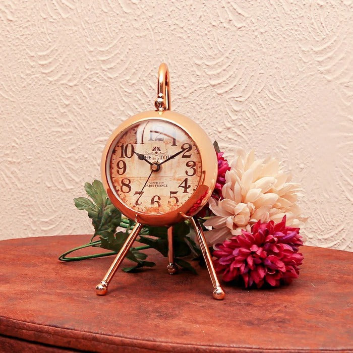 ELEGANT VINTAGE TABLE CLOCK