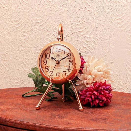 ELEGANT VINTAGE TABLE CLOCK