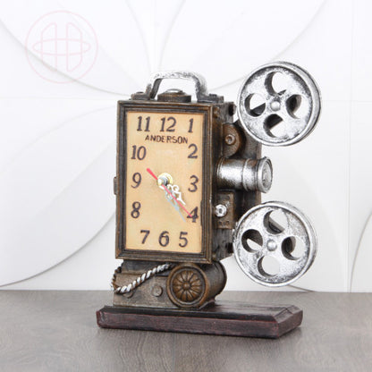 DECORATIVE MOVIE PROJECTOR WITH CLOCK