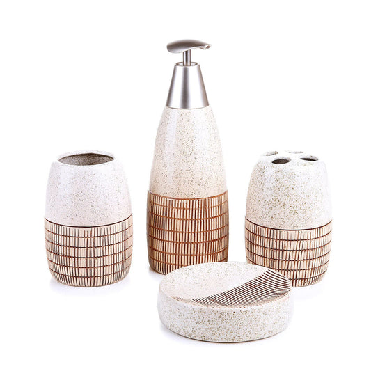 ABSTRACT TEXTURE BATH SET