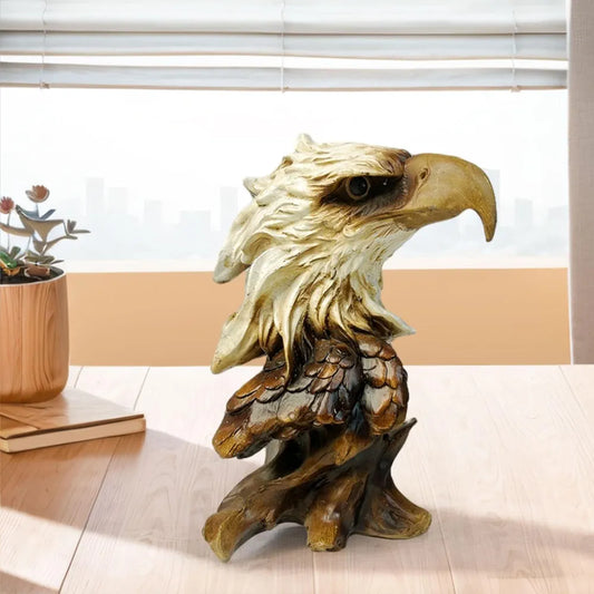 ANTIQUE EAGLE HEAD SCULPTURE
