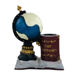 GLOBE DESIGN RESIN PEN HOLDER