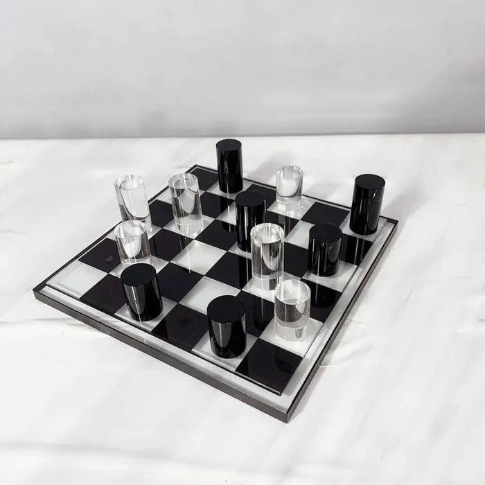 CRYSTAL & MARBLE CHESSBOARD