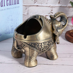 Metallic Elephant Ornament Tray