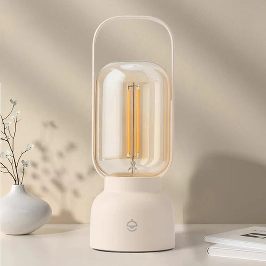 MINIMALIST GLASS CAPSULE TABLE LAMP