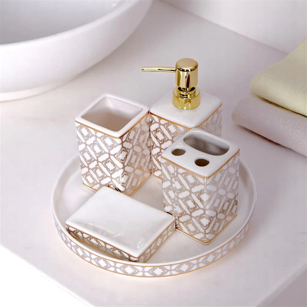 SOVEREIN BATH SET WITH TRAY