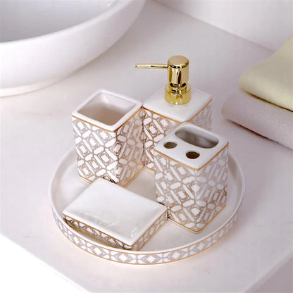 SOVEREIN BATH SET WITH TRAY
