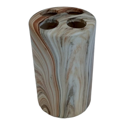 WOOD DESIGN CERAMIC BATH SET