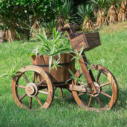 TRICYCLE FLOWER PLANTER WOODEN