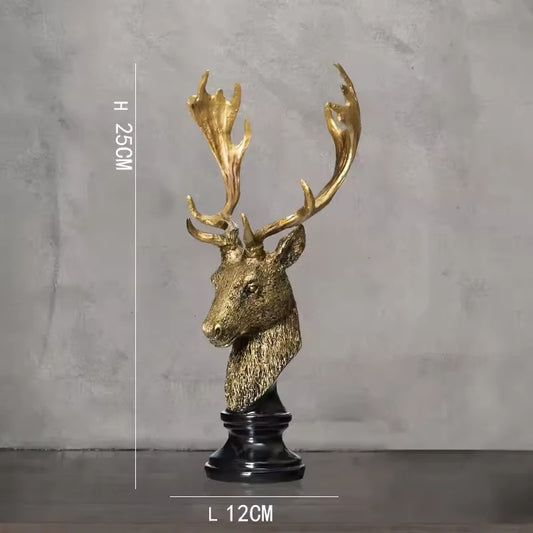 ROYAL ANTELOPE HEAD STATUE