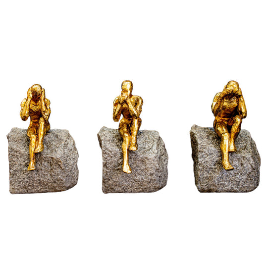 POINT TO PONDER TRINARY SCULPTURE (SET OF 3)