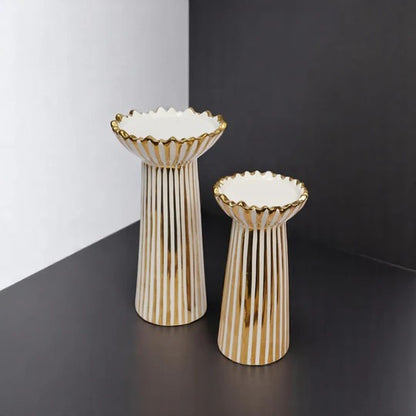 ROYAL CANDLE HOLDERS (SET OF 2)