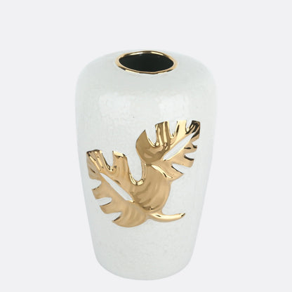 LEAFLET CERAMIC VASE