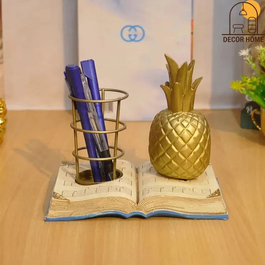 VINTAGE PINEAPPLE PEN HOLDER