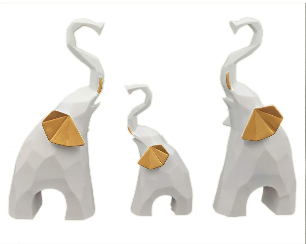 ELEPHANT SCULPTURES (SET OF 3)