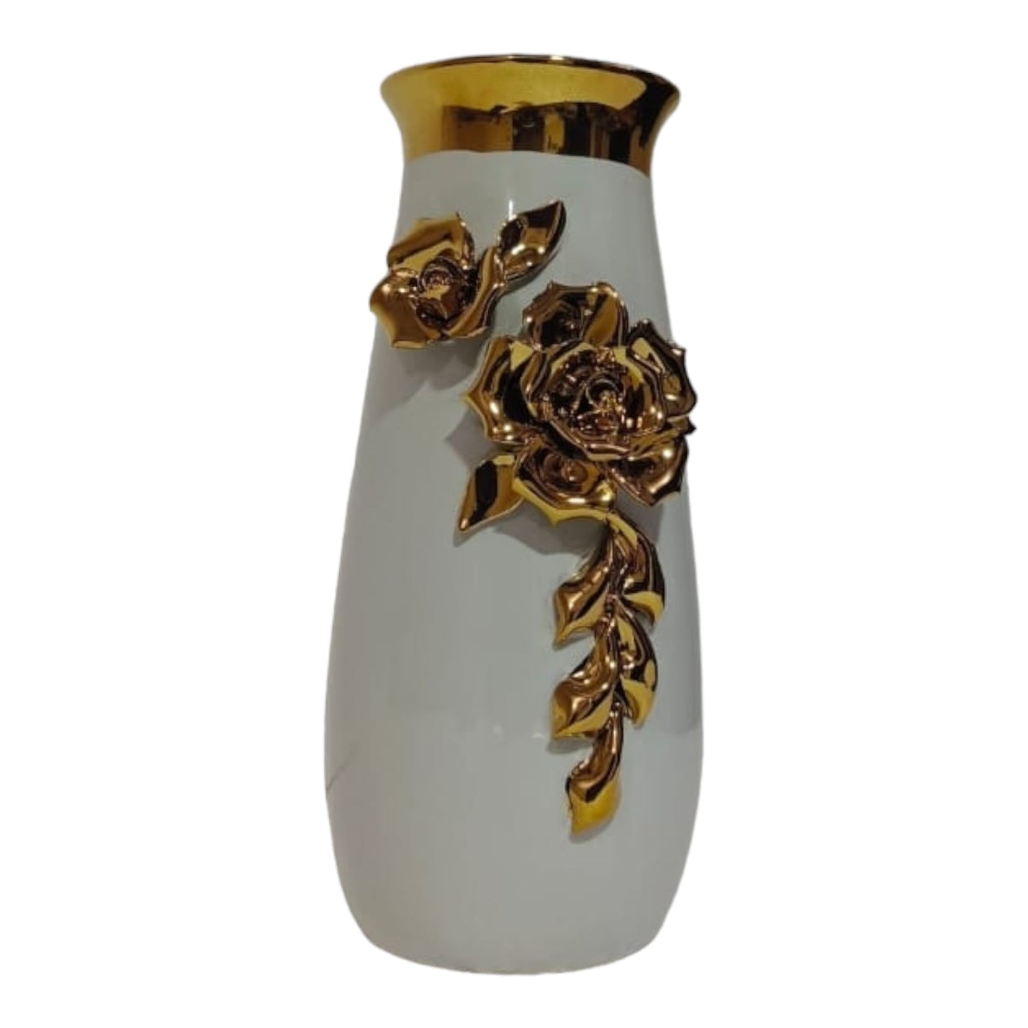 WHITE FLORET VASE