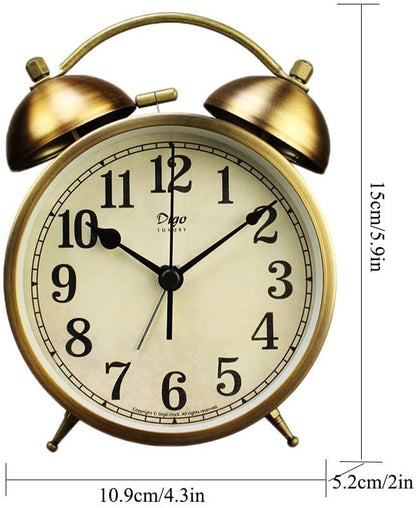 VINTAGE CLASSIC DOUBLE BELL ALARM CLOCK