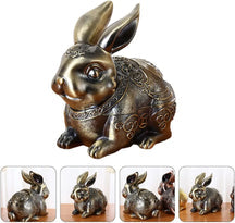 METALLIC RABBIT ASHTRAY