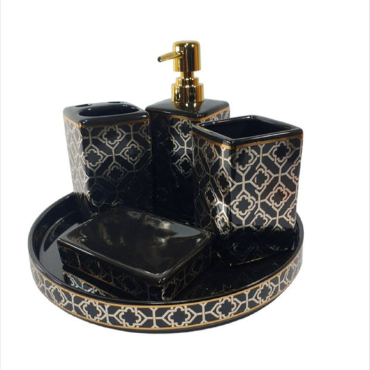 SOVEREIN BATH SET WITH TRAY