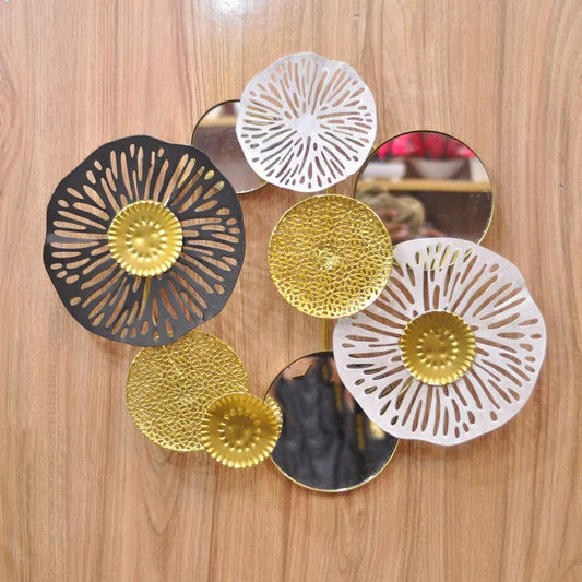METALLIC FLORET WALL HANGING