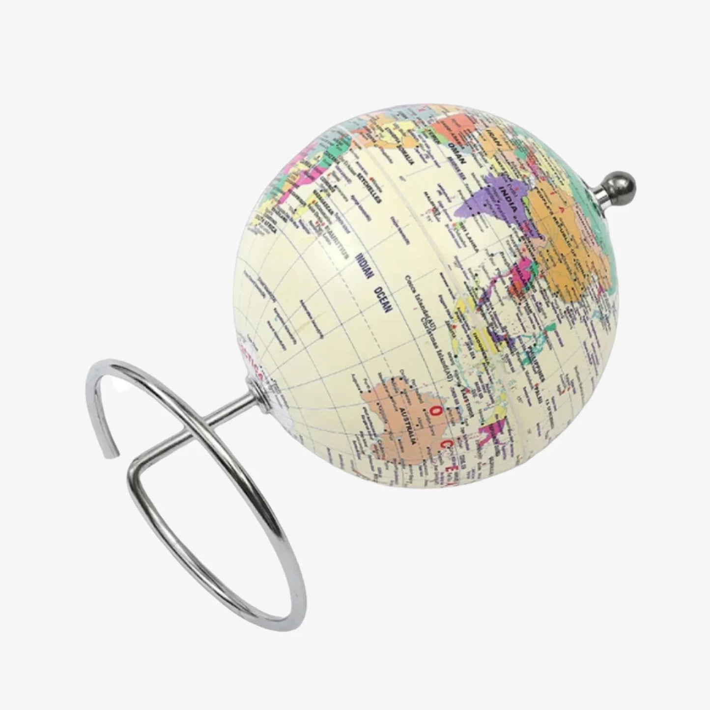 GLOBE WITH METALLIC STAND