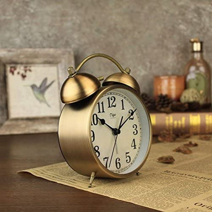 VINTAGE CLASSIC DOUBLE BELL ALARM CLOCK