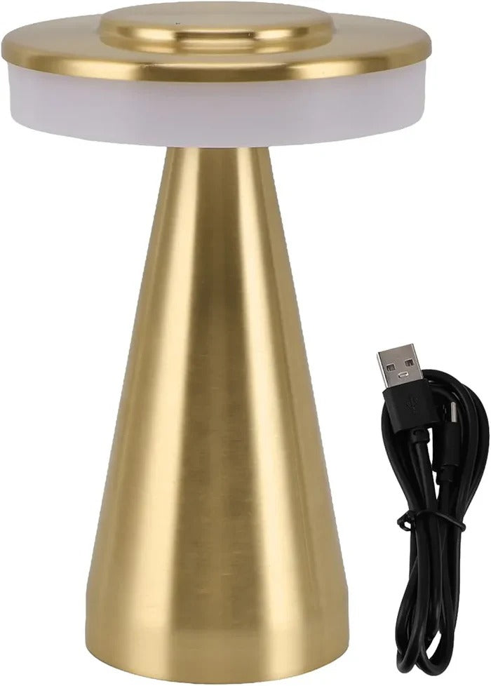 GOLDEN RECHARGEABLE TABLE LAMP