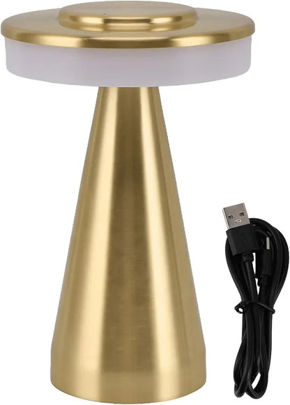 GOLDEN RECHARGEABLE TABLE LAMP