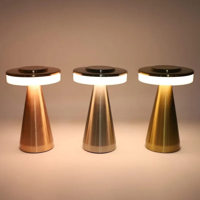 GOLDEN RECHARGEABLE TABLE LAMP