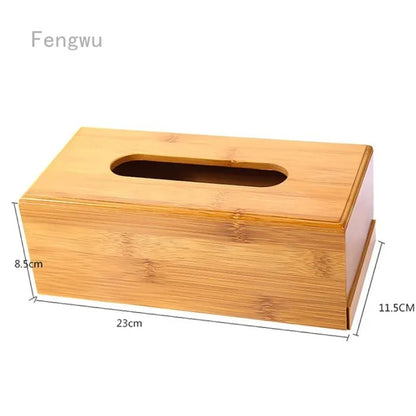 WOODEN TISSUE BOX