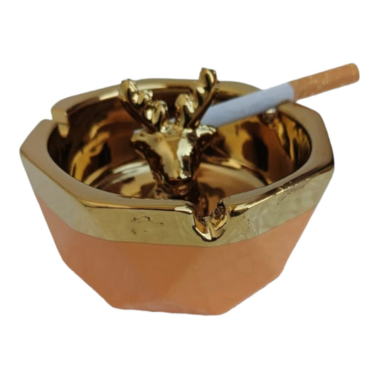 CERAMIC DEER ASHTRAY