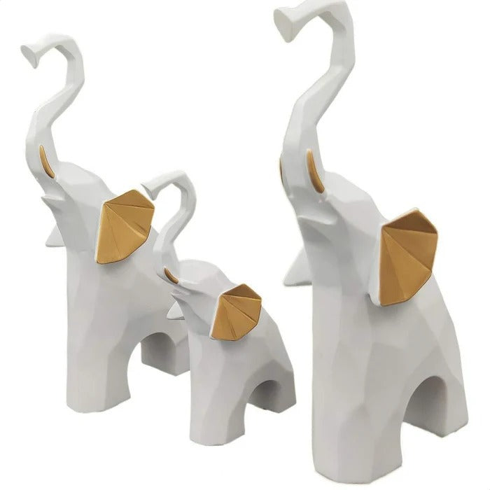 ELEPHANT SCULPTURES (SET OF 3)