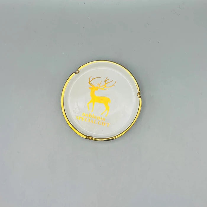 DEER CERAMIC ASHTRAY