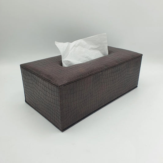 LEATHER TISSUE BOX