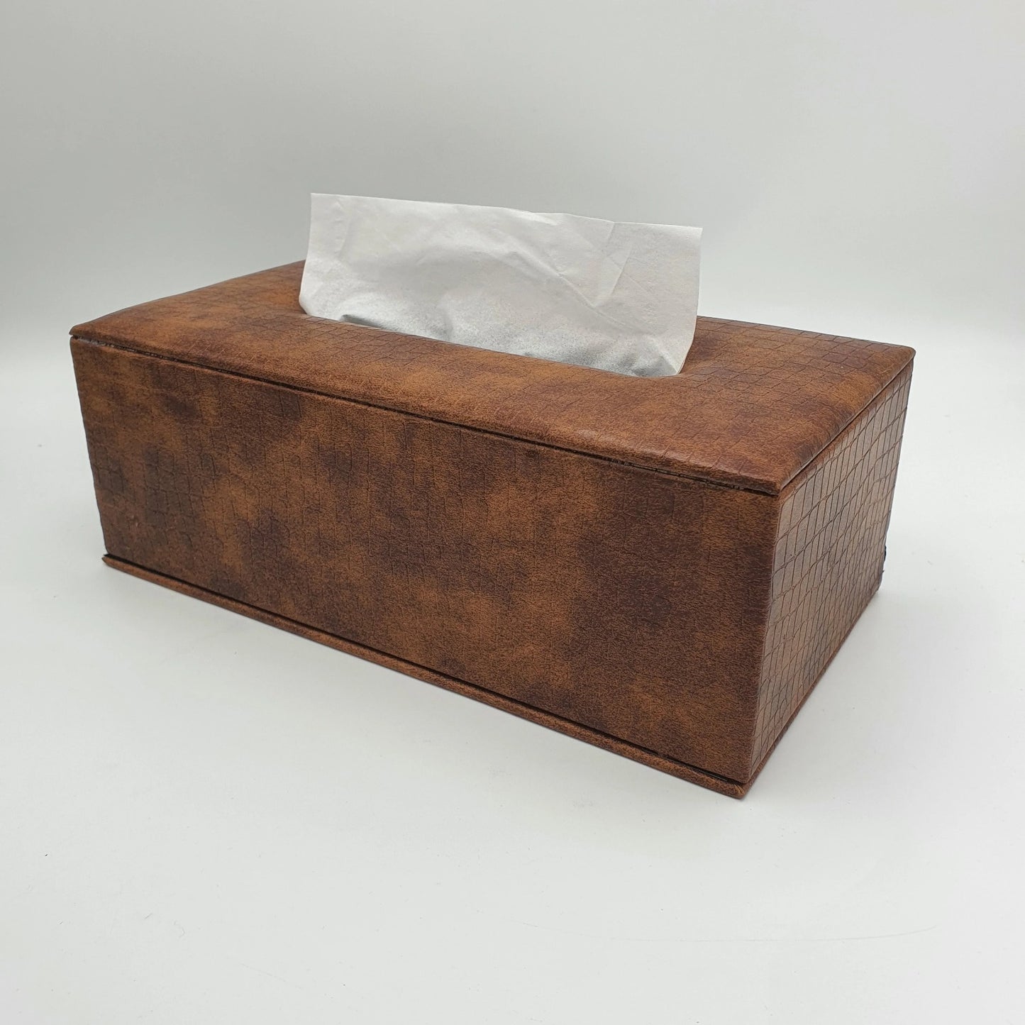 LEATHER TISSUE BOX