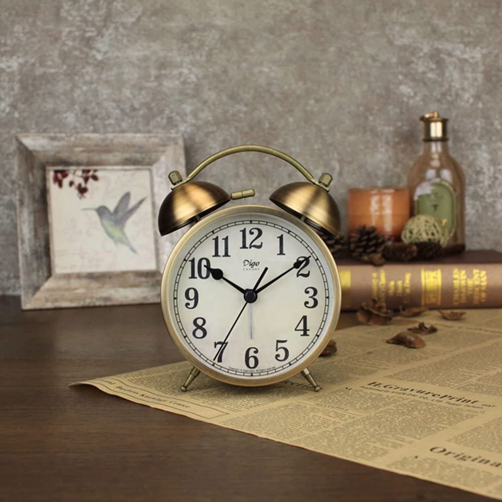 VINTAGE CLASSIC DOUBLE BELL ALARM CLOCK